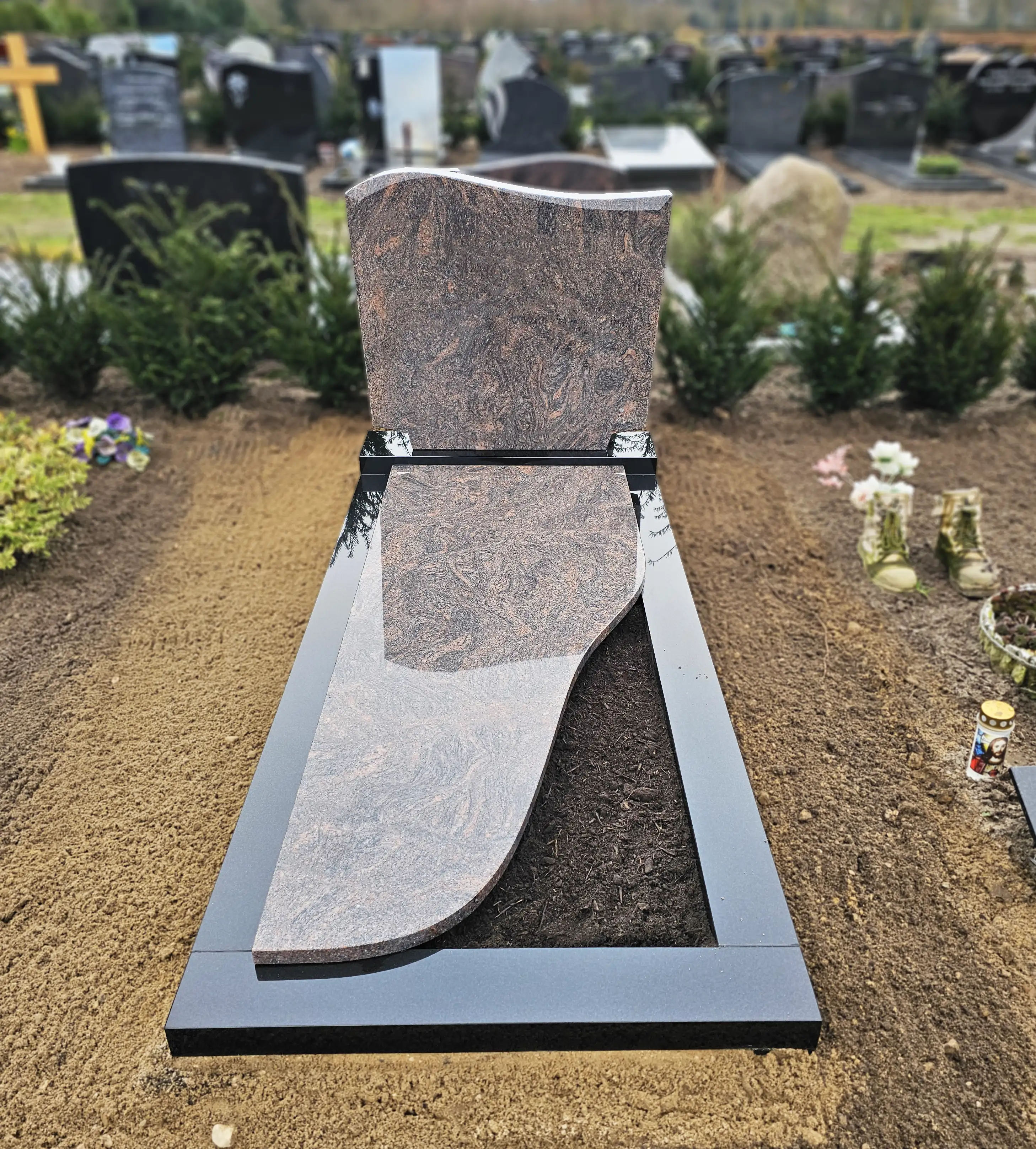 Prijs eenvoudige grafsteen