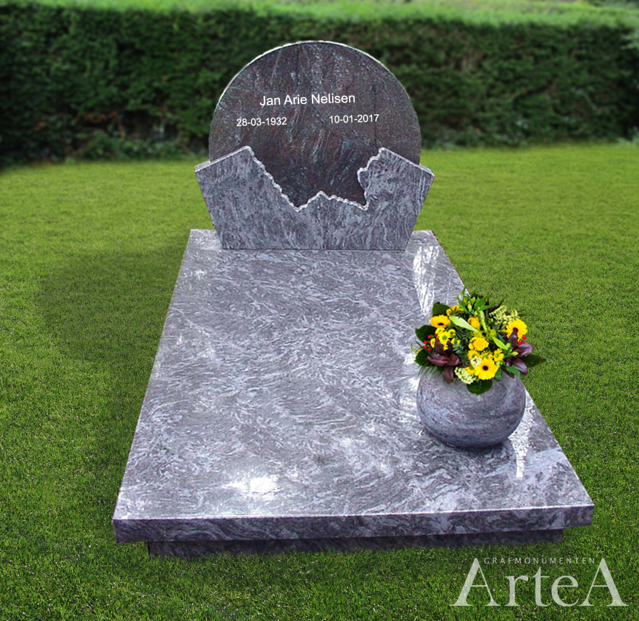 Bijzondere traditionele grafsteen kopen