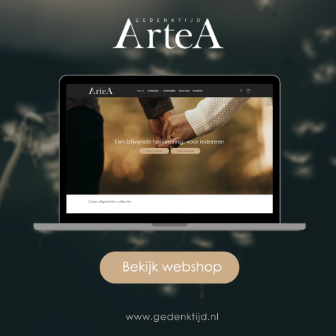 Bekijk onze webshop voor as artiekelen en urnen