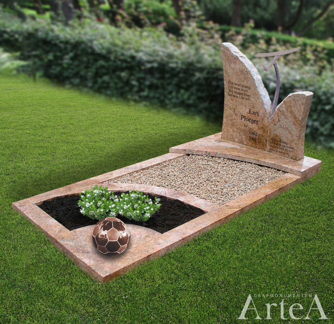 grafsteen hobby vliegen