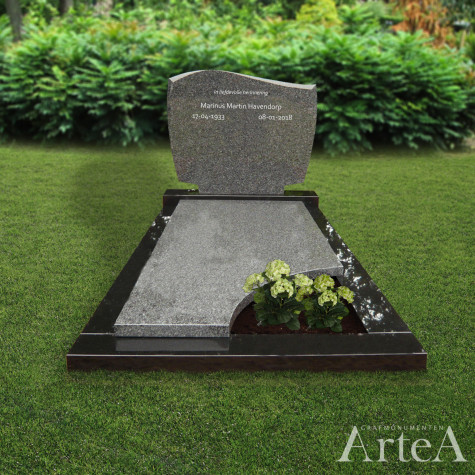 grafsteen golfkop eenvoudig