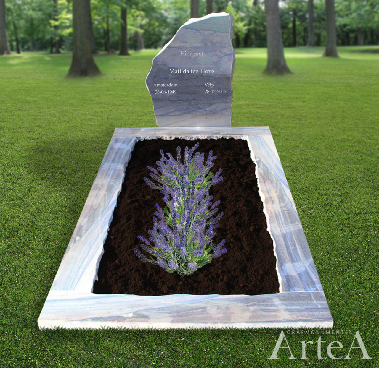 Natuurlijke grafsteen kopen