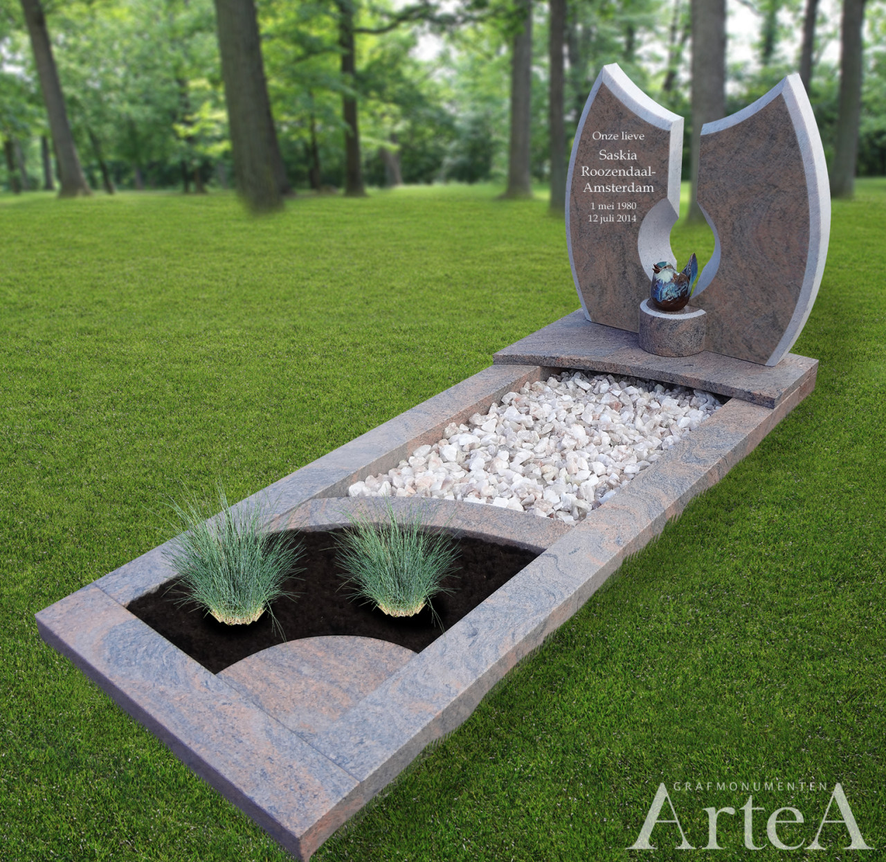 grafmonument met plek voor kunst