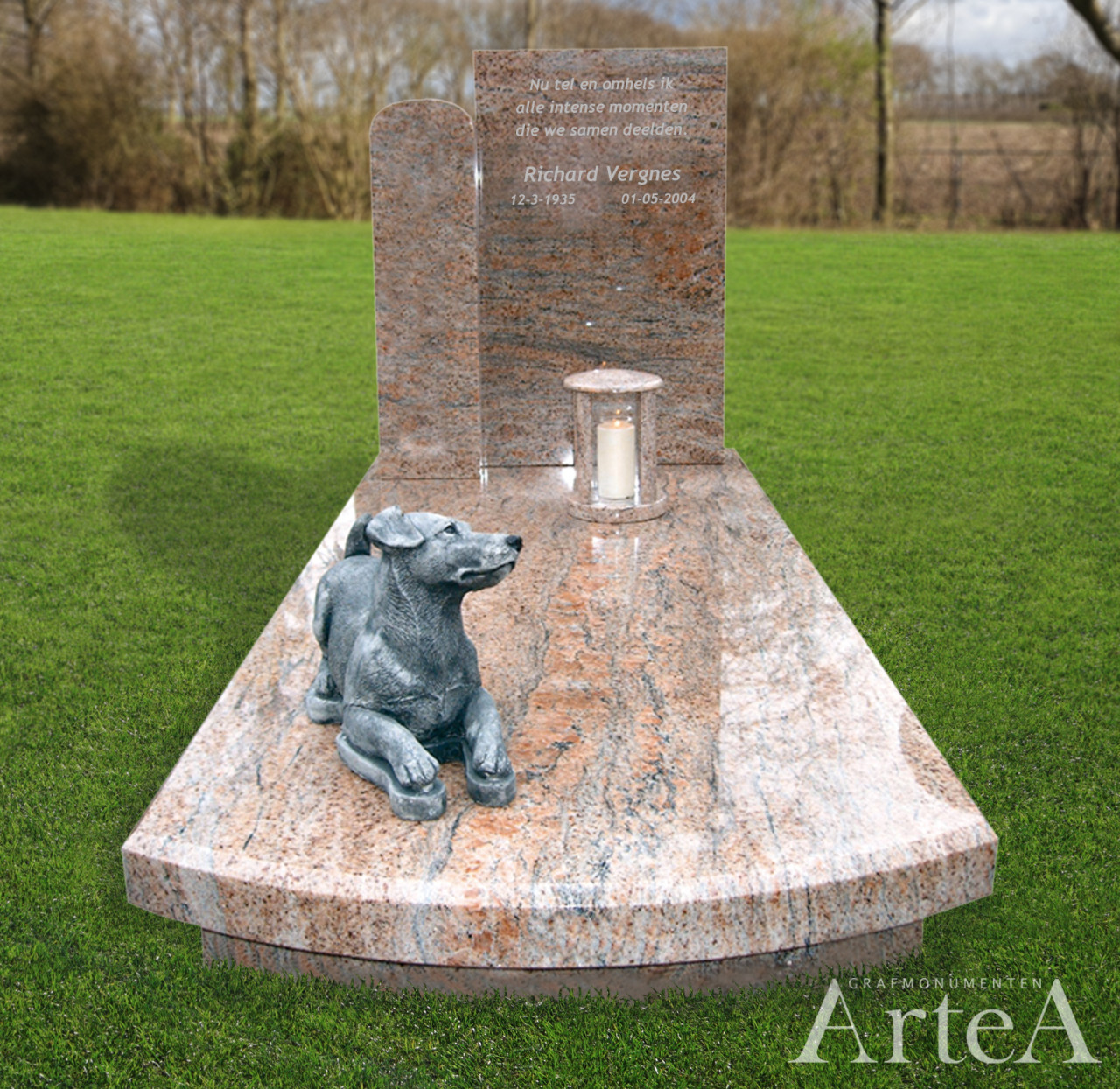 Grafsteen met beeld kopen