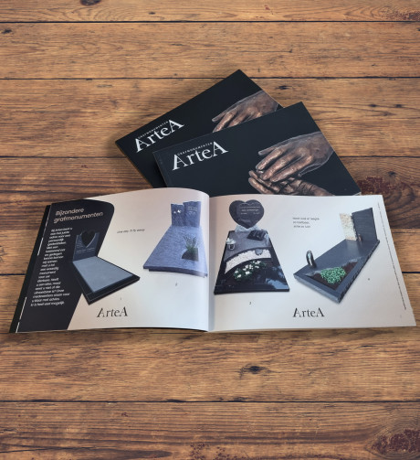 Brochure grafstenen