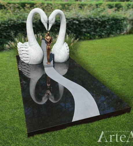 Voorbeeld van een bijzondere grafsteen