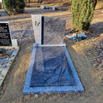 Grafsteen met vlinder kopen