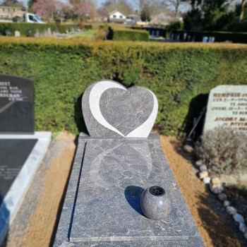Grafsteen in hart vorm kopen