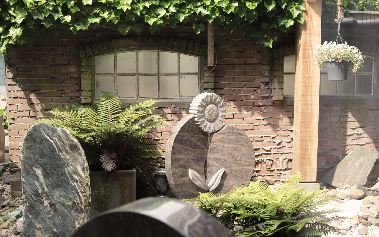 Inspiratie tuin Alkmaar grafsteen